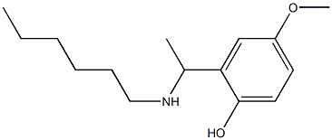  2-[1-(hexylamino)ethyl]-4-methoxyphenol