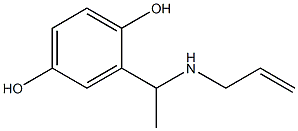 2-[1-(prop-2-en-1-ylamino)ethyl]benzene-1,4-diol