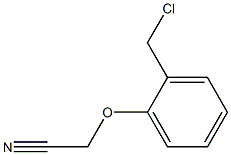 2-[2-(chloromethyl)phenoxy]acetonitrile 结构式