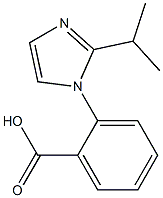 2-[2-(propan-2-yl)-1H-imidazol-1-yl]benzoic acid Structure