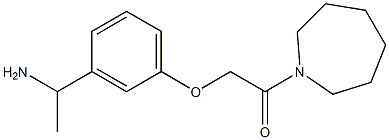  2-[3-(1-aminoethyl)phenoxy]-1-(azepan-1-yl)ethan-1-one