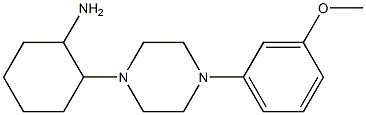 2-[4-(3-methoxyphenyl)piperazin-1-yl]cyclohexan-1-amine Structure