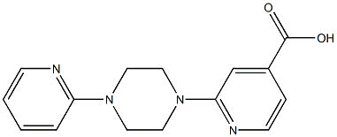  2-[4-(pyridin-2-yl)piperazin-1-yl]pyridine-4-carboxylic acid