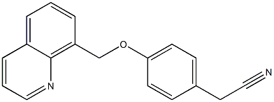 2-[4-(quinolin-8-ylmethoxy)phenyl]acetonitrile|