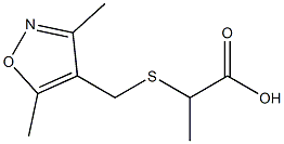 2-{[(3,5-dimethyl-1,2-oxazol-4-yl)methyl]sulfanyl}propanoic acid