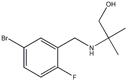  2-{[(5-bromo-2-fluorophenyl)methyl]amino}-2-methylpropan-1-ol
