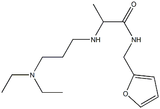 2-{[3-(diethylamino)propyl]amino}-N-(furan-2-ylmethyl)propanamide