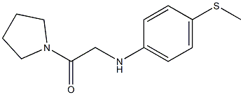  2-{[4-(methylsulfanyl)phenyl]amino}-1-(pyrrolidin-1-yl)ethan-1-one