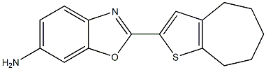 2-{4H,5H,6H,7H,8H-cyclohepta[b]thiophen-2-yl}-1,3-benzoxazol-6-amine|