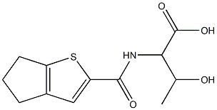 2-{4H,5H,6H-cyclopenta[b]thiophen-2-ylformamido}-3-hydroxybutanoic acid|