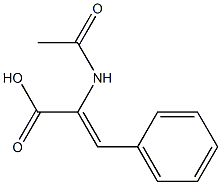2-acetamido-3-phenylprop-2-enoic acid Structure