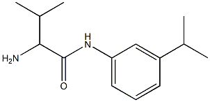 2-amino-3-methyl-N-[3-(propan-2-yl)phenyl]butanamide Structure