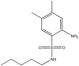2-amino-4,5-dimethyl-N-pentylbenzene-1-sulfonamide