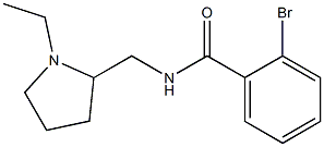 2-bromo-N-[(1-ethylpyrrolidin-2-yl)methyl]benzamide Structure