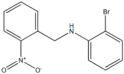 2-bromo-N-[(2-nitrophenyl)methyl]aniline Struktur