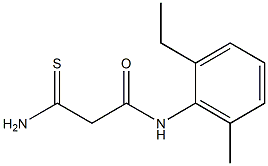 2-carbamothioyl-N-(2-ethyl-6-methylphenyl)acetamide Structure