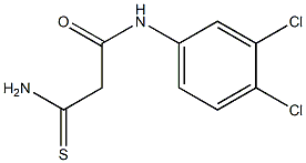2-carbamothioyl-N-(3,4-dichlorophenyl)acetamide Structure