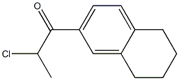 2-chloro-1-(5,6,7,8-tetrahydronaphthalen-2-yl)propan-1-one Structure