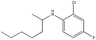 2-chloro-4-fluoro-N-(heptan-2-yl)aniline