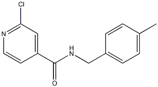  2-chloro-N-[(4-methylphenyl)methyl]pyridine-4-carboxamide