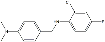  2-chloro-N-{[4-(dimethylamino)phenyl]methyl}-4-fluoroaniline