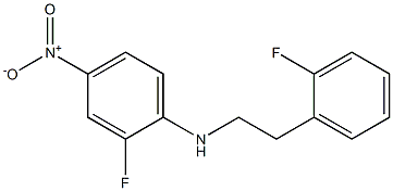 2-fluoro-N-[2-(2-fluorophenyl)ethyl]-4-nitroaniline