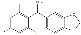  2H-1,3-benzodioxol-5-yl(2,4,6-trifluorophenyl)methanamine