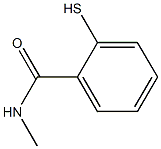 2-MERCAPTO-N-METHYLBENZAMIDE, , 结构式