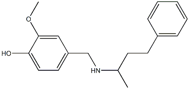 2-methoxy-4-{[(4-phenylbutan-2-yl)amino]methyl}phenol