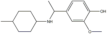 2-methoxy-4-{1-[(4-methylcyclohexyl)amino]ethyl}phenol
