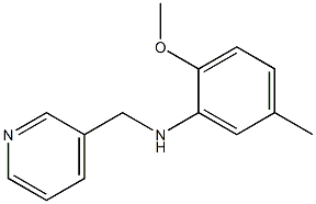 2-methoxy-5-methyl-N-(pyridin-3-ylmethyl)aniline Structure