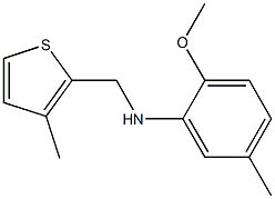2-methoxy-5-methyl-N-[(3-methylthiophen-2-yl)methyl]aniline