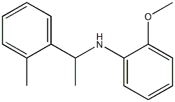 2-methoxy-N-[1-(2-methylphenyl)ethyl]aniline Structure