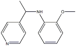 2-methoxy-N-[1-(pyridin-4-yl)ethyl]aniline Structure