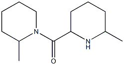 2-methyl-1-[(6-methylpiperidin-2-yl)carbonyl]piperidine Structure