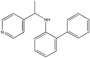 2-phenyl-N-[1-(pyridin-4-yl)ethyl]aniline