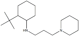 2-tert-butyl-N-[3-(piperidin-1-yl)propyl]cyclohexan-1-amine Structure