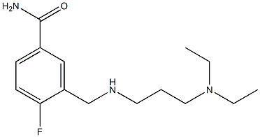  3-({[3-(diethylamino)propyl]amino}methyl)-4-fluorobenzamide