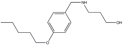 3-({[4-(pentyloxy)phenyl]methyl}amino)propan-1-ol
