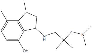 3-({2-[(dimethylamino)methyl]-2-methylpropyl}amino)-1,7-dimethyl-2,3-dihydro-1H-inden-4-ol