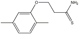 3-(2,5-dimethylphenoxy)propanethioamide