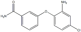 3-(2-amino-4-chlorophenoxy)benzamide Structure