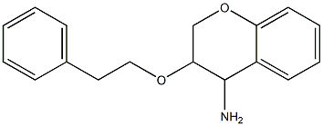 3-(2-phenylethoxy)-3,4-dihydro-2H-1-benzopyran-4-amine Structure