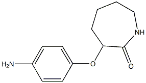 3-(4-aminophenoxy)azepan-2-one Structure