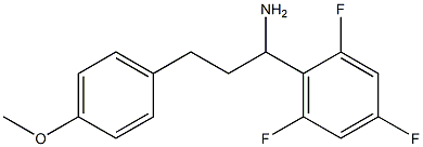 3-(4-methoxyphenyl)-1-(2,4,6-trifluorophenyl)propan-1-amine