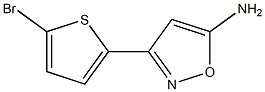 3-(5-bromothiophen-2-yl)-1,2-oxazol-5-amine Structure