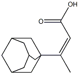 3-(adamantan-1-yl)but-2-enoic acid Structure