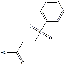 3-(benzenesulfonyl)propanoic acid Structure