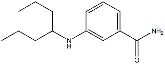 3-(heptan-4-ylamino)benzamide Structure