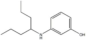 3-(heptan-4-ylamino)phenol Structure